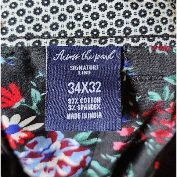 Across the Pond Signature Line Grayish Black Stretch Pants Size 34 x 32 - Picture 5 of 16